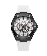 นาฬิกาผู้ชาย Voyager มัลติฟังก์ชัน ระบบออโตเมติก สายซิลิโคน ขนาดตัวเรือน 44 มม. (W06-03410-009)