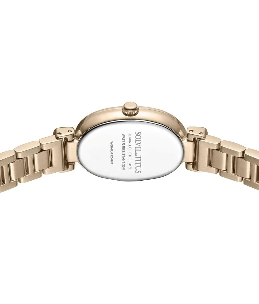 นาฬิกาผู้หญิง Fair Lady 3 เข็ม ระบบควอตซ์ สายสเตนเลสสตีล ขนาดตัวเรือน 20 มม. (W06-03412-004)