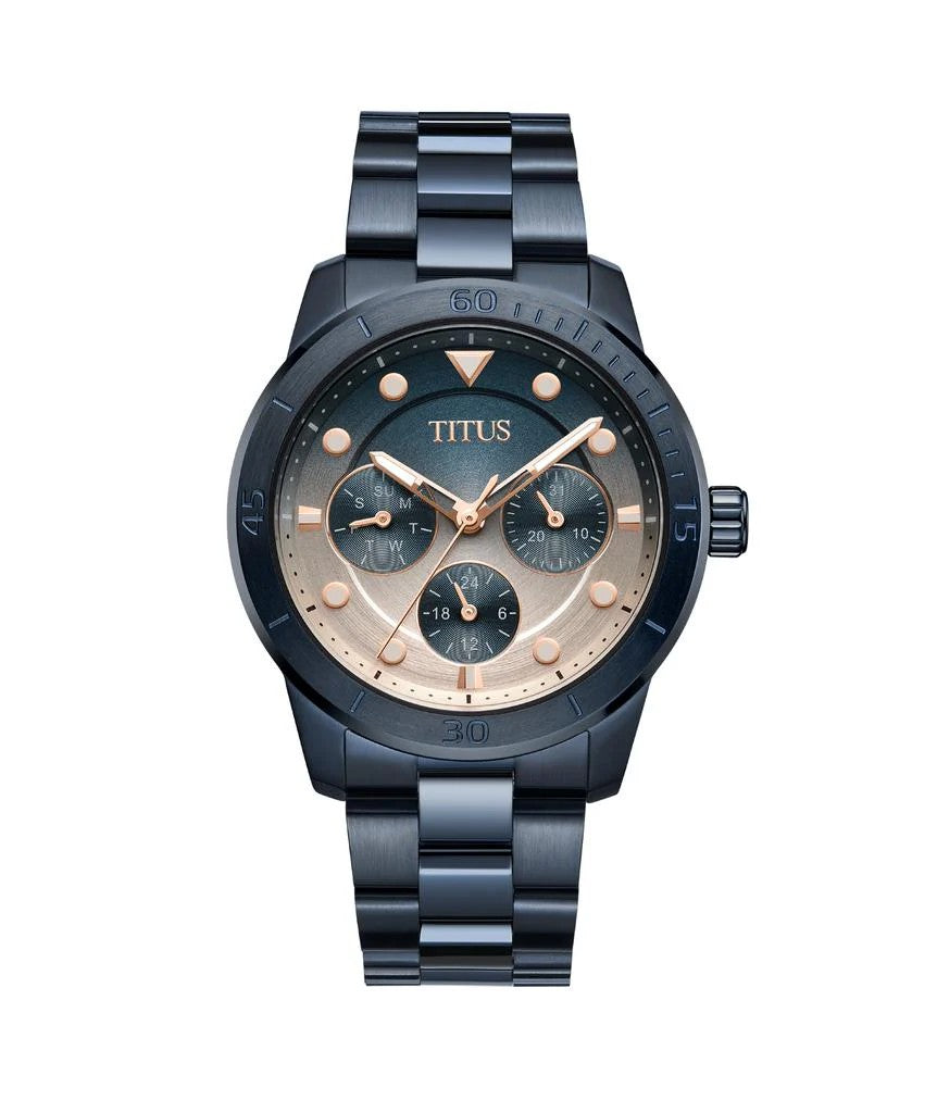 นาฬิกาผู้หญิง Aspira มัลติฟังก์ชัน ระบบควอตซ์ สายสเตนเลสสตีล ขนาดตัวเรือน 36 มม. (W06-03413-003)