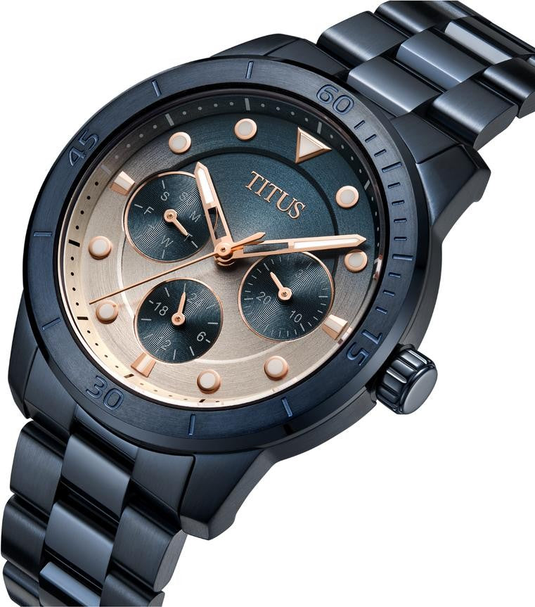 นาฬิกาผู้หญิง Aspira มัลติฟังก์ชัน ระบบควอตซ์ สายสเตนเลสสตีล ขนาดตัวเรือน 36 มม. (W06-03413-003)