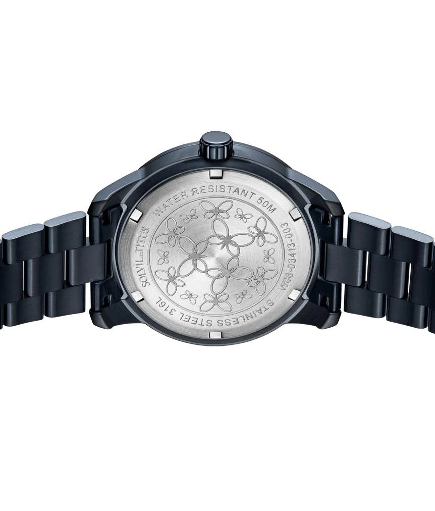 นาฬิกาผู้หญิง Aspira มัลติฟังก์ชัน ระบบควอตซ์ สายสเตนเลสสตีล ขนาดตัวเรือน 36 มม. (W06-03413-003)