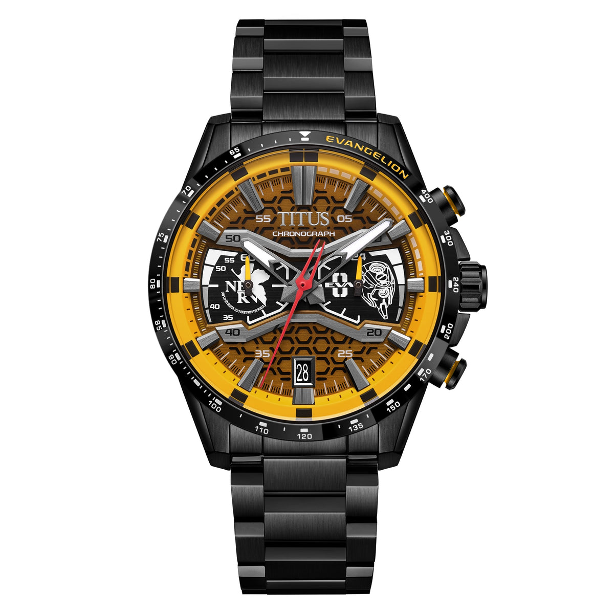 [Pre-Order] Solvil et Titus x EVANGELION "EVA-00" Limited Edition นาฬิกาโครโนกราฟ Saber Collection ขนาดตัวเรือน 42.2 มม. (W06-03427-003)