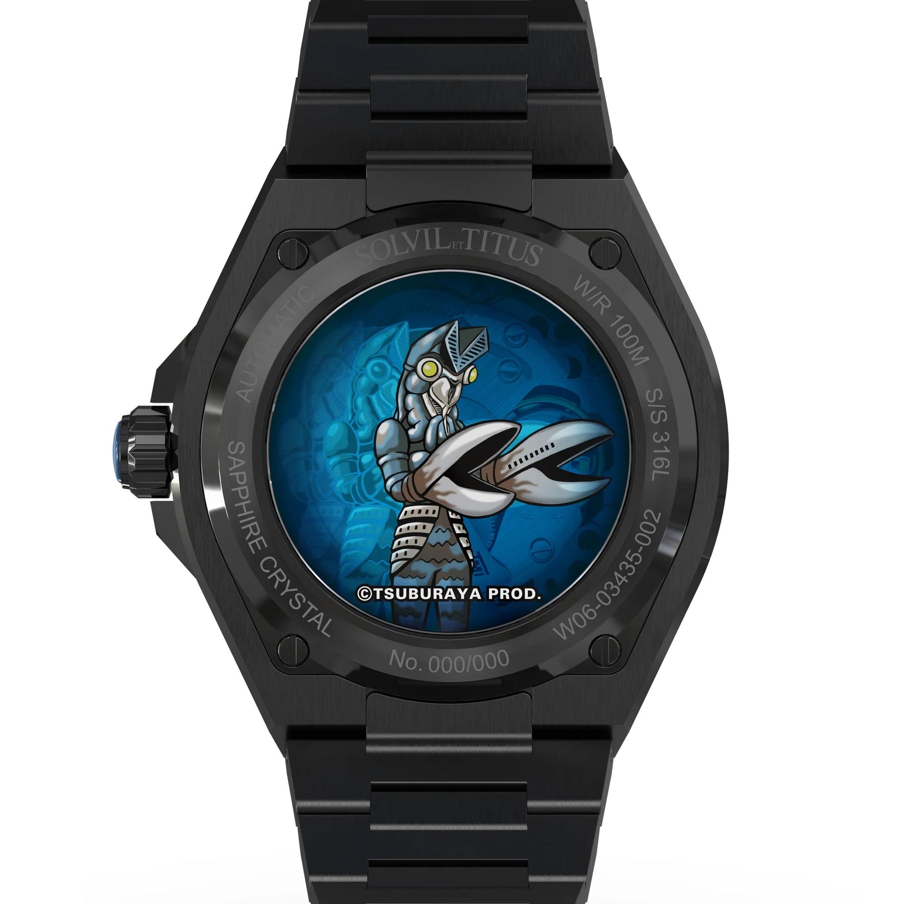 [Pre-Order] Solvil et Titus นาฬิกาผู้ชาย Voyager คอลเลกชัน "Alien Baltan" Limited-Edition ระบบออโตเมติก Skeleton ขนาดตัวเรือน 44 มม. (W06-03435-002)