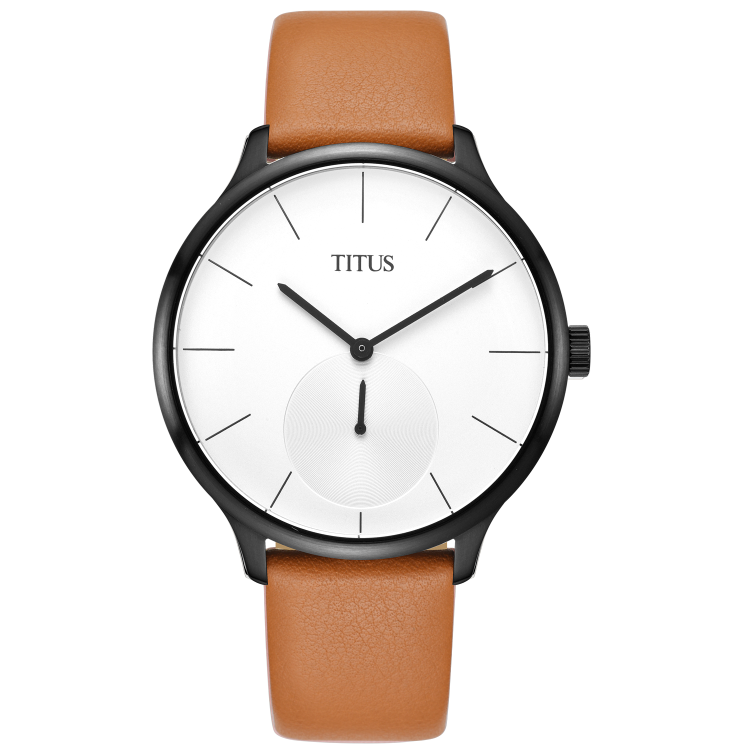 นาฬิกาผู้ชาย Interlude 2 เข็ม ระบบควอตซ์ สายหนัง (W06-03053)