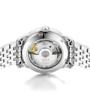 นาฬิกาผู้หญิง Sonvilier 3 เข็ม วันที่ ระบบออโตเมติก สายสแตนเสลสตีล ขนาดตัวเรือน 31.5 มม. (W06-03167-001)