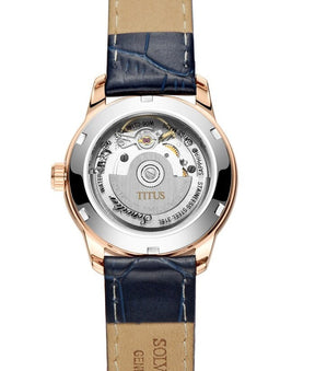 นาฬิกาผู้หญิง Sonvilier 3 เข็ม วันที่ ระบบออโตเมติก สายหนัง ขนาดตัวเรือน 31.5 มม. (W06-03168-002)