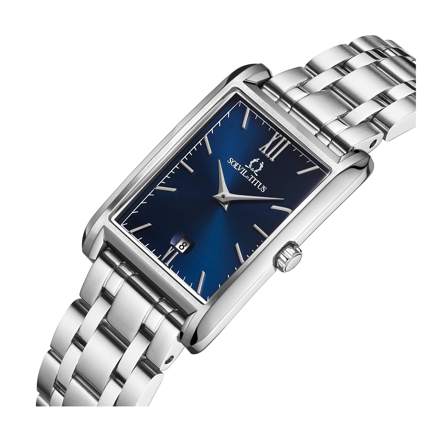 นาฬิกาผู้หญิง Classicist 2 เข็ม วันที่ ระบบควอตซ์ สายสแตนเลสสตีล ขนาดตัวเรือน 24 x 35.5 มม. (W06-03179-008)
