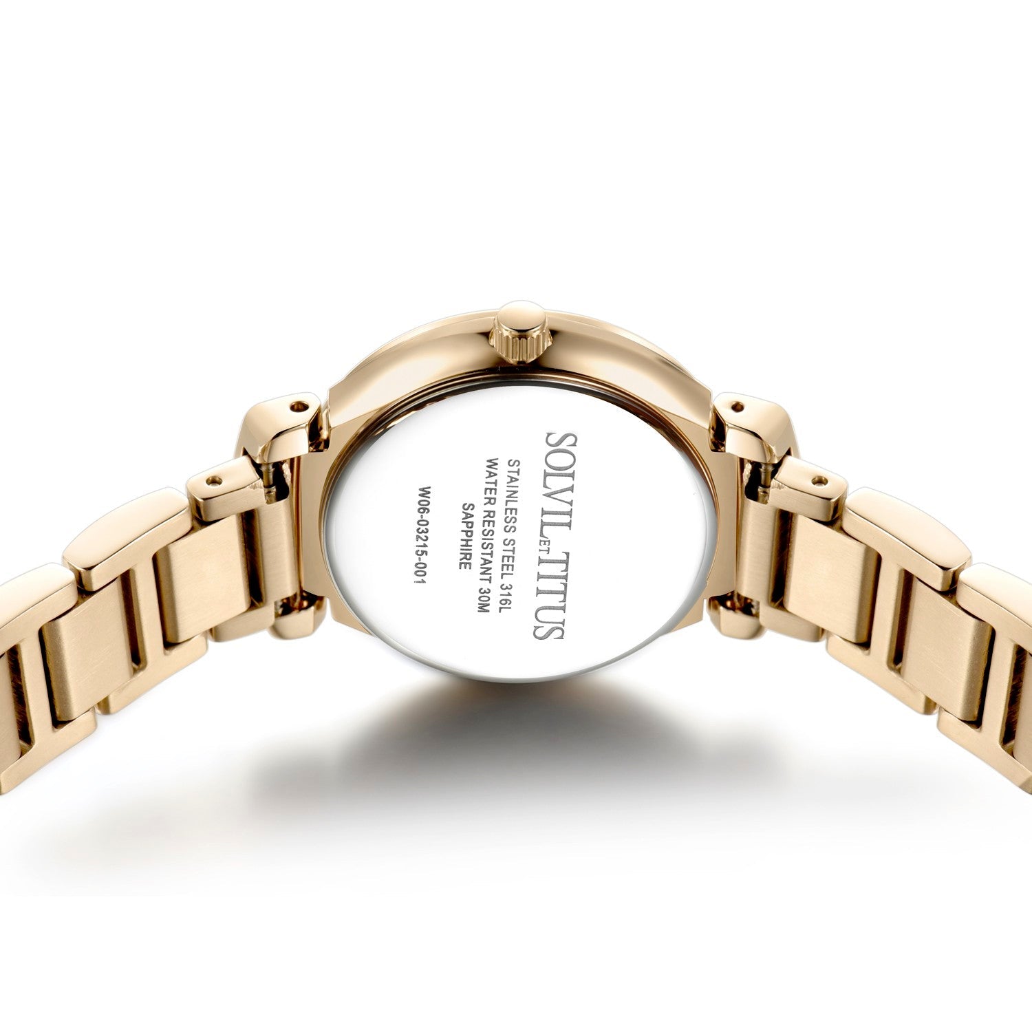 นาฬิกาผู้หญิง Fair Lady 3 เข็ม ระบบควอตซ์ สายสแตนเลสสตีล ขนาดตัวเรือน 28 มม. (W06-03215-001)