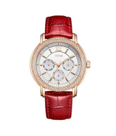นาฬิกาผู้หญิง Fashionista มัลติฟังก์ชัน ระบบควอตซ์ สายหนัง ขนาดตัวเรือน 38 มม. (W06-03251-003)