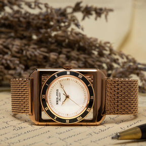 นาฬิกาผู้หญิง The Letter 3 เข็ม ระบบควอตซ์ สายสแตนเสลสตีล ขนาดตัวเรือน 28 มม. (W06-03266-004)