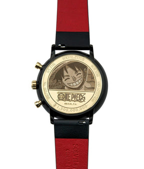 [พร้อมส่ง] นาฬิกาผู้ชาย Solvil et Titus x One Piece "ลูฟี่" (Luffy) คอลเลกชัน Interlude โครโนกราฟ ระบบควอตซ์ สายหนัง ขนาดตัวเรือน 42 มม. (W06-03291-001)